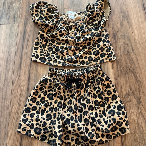 Leopard Print Skort and Top by  Rachel Zoe 3-4T - Picture 1 of 5